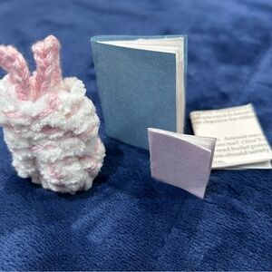 Miniature Doll Accessories Set - Blue and Pink